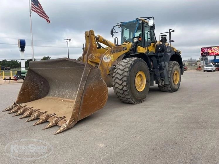 Front of used Komatsu